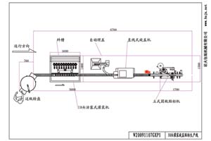 10頭番茄醬灌裝旋蓋貼標機
